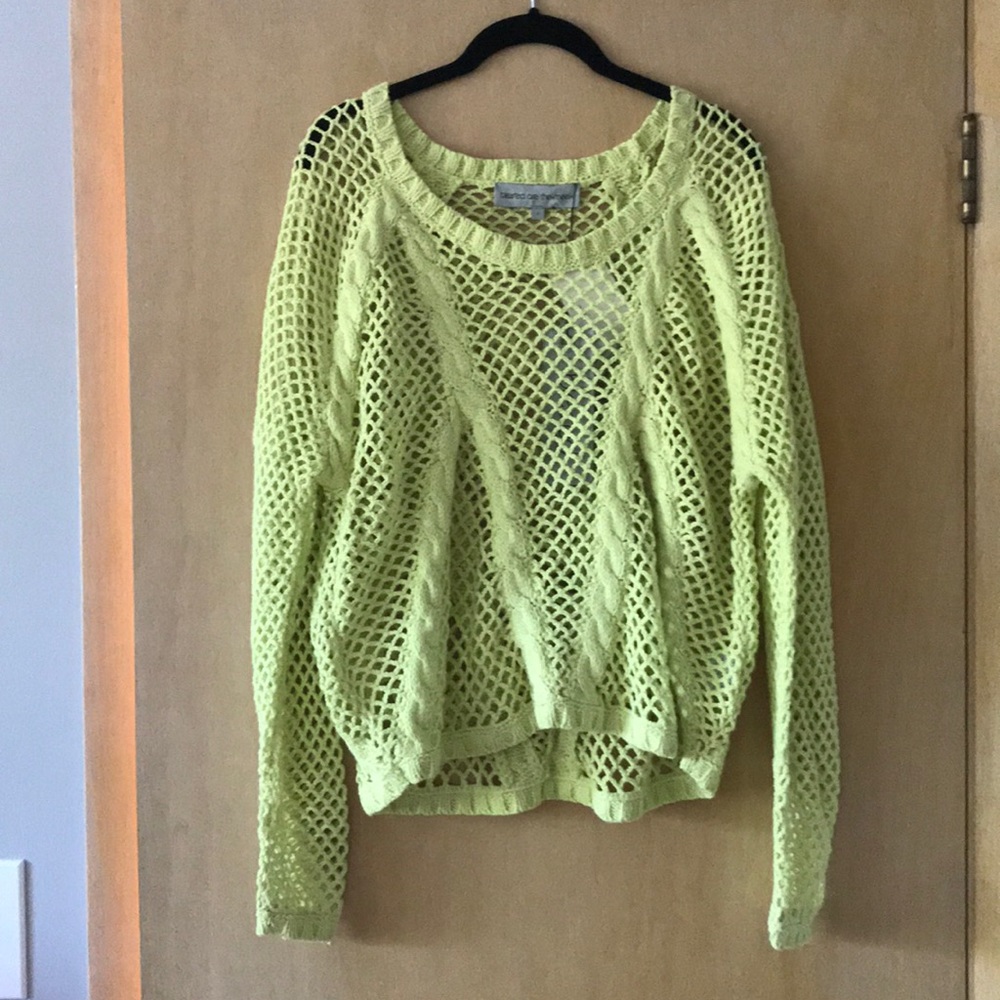NWT See through sweater